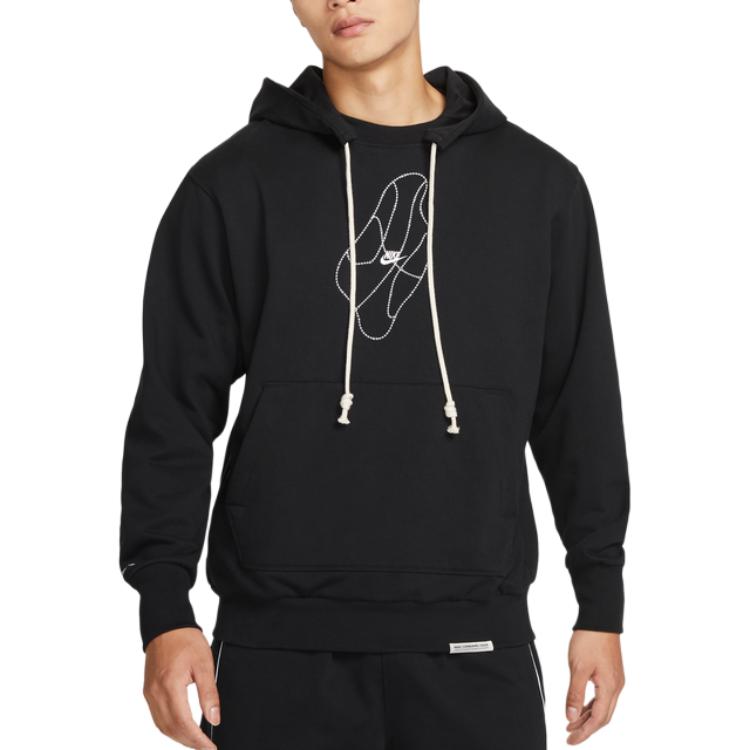 Nike Sweatshirts Men's Black Hooded Moderate Regular DQ6104-010