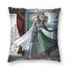 Masquerade Ball Kiss Square Pillowcase Polyester Linen Velvet Creative Zip Decor Pillow Case Home Cushion Cover
