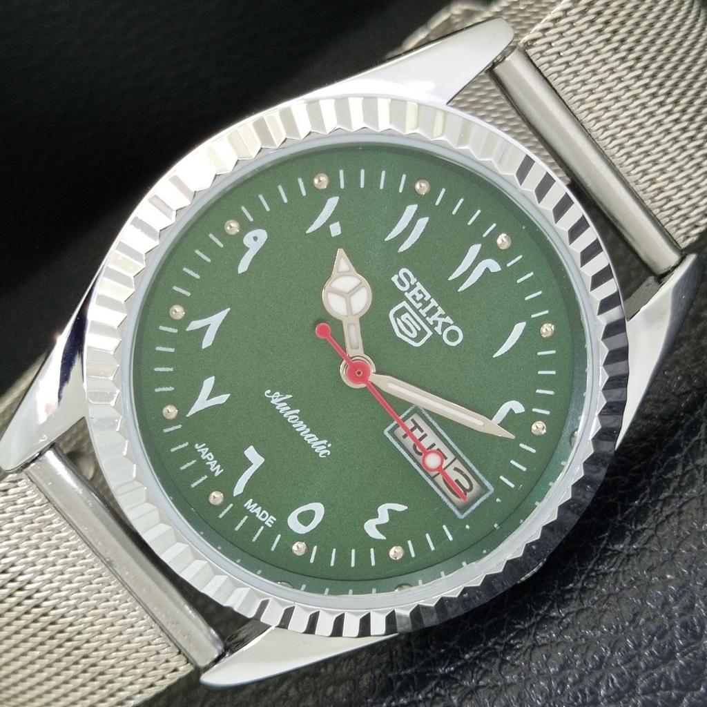 

AUTOMATIC VINTAGE REFURBISHED SEIKO 5 6309A JAPAN MENS ARABIC WATCH a441438-5 Sk-a441438