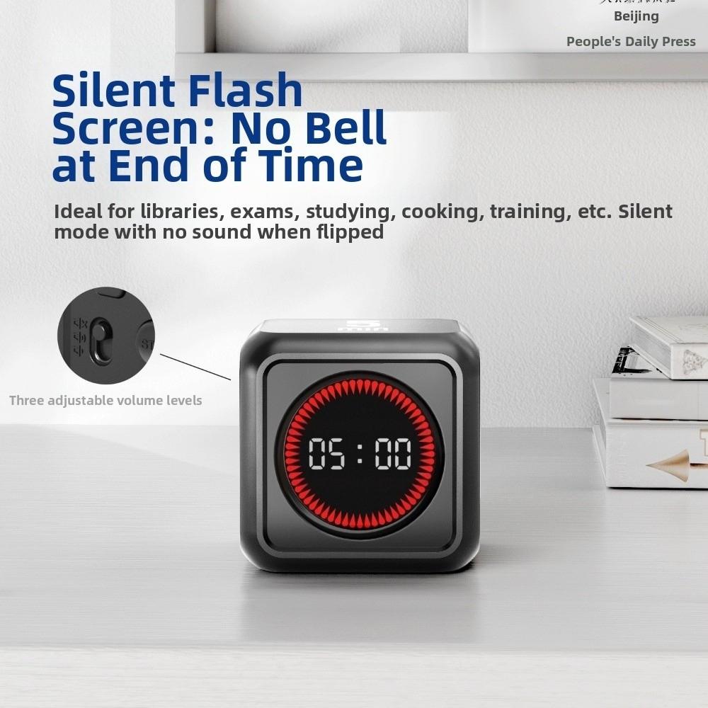 Gravity Sensor Visual Flip Timer LED Display Countdown Timer Gravity Sensing Timer  Kitchen Use