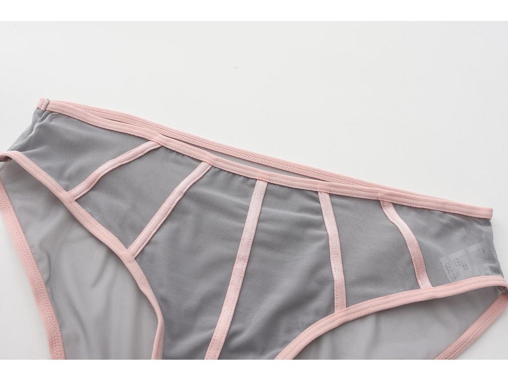 Sommer Atmungsaktives Mesh Colorblock BH für Mädchen mit Brustpolster - Bequem & Anti-Exposition, Ohne Bügel