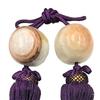 Fukui Metal Crafts Sino de Vento Roxo uma peça decorativa para realçar pergaminhos suspensos F-0282,