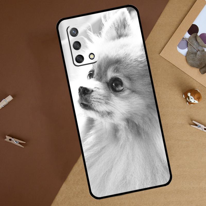Cartoon Pomeranian Dog For Oppo A40 A60 A80 A74 A94 A54 A18 A38 A58 A78 A98 A16 A76 A96 A15 A57S A17 A77 Phone Case