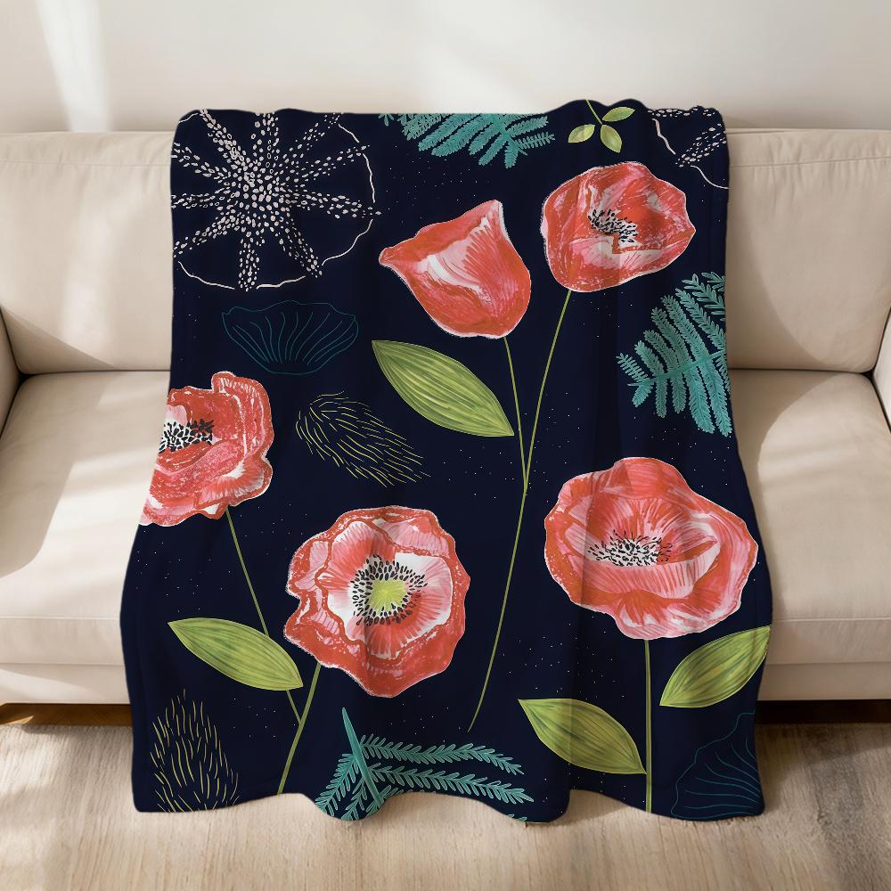 Flor Vintage H-heather miller Design Flanela Macia Quente Pelúcia Cobertor Sofá Sala de Estar Animal de Estimação Hogar Quarto Presente Casa Carro Portátil