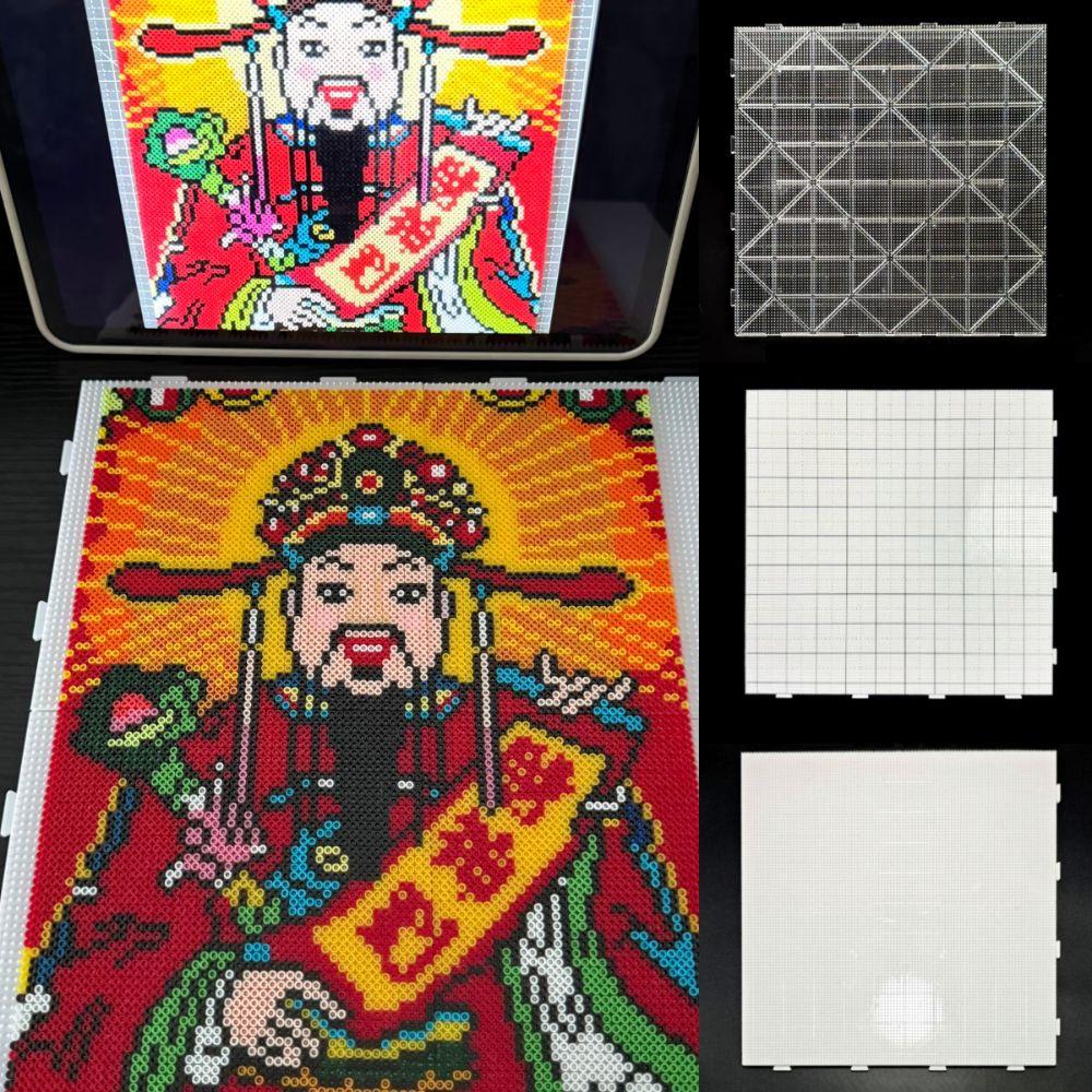 104x104 Pins Perler Beads Boards Heat Resistant Fuse Beads Boards Hama Beads Boards Puzzle Making