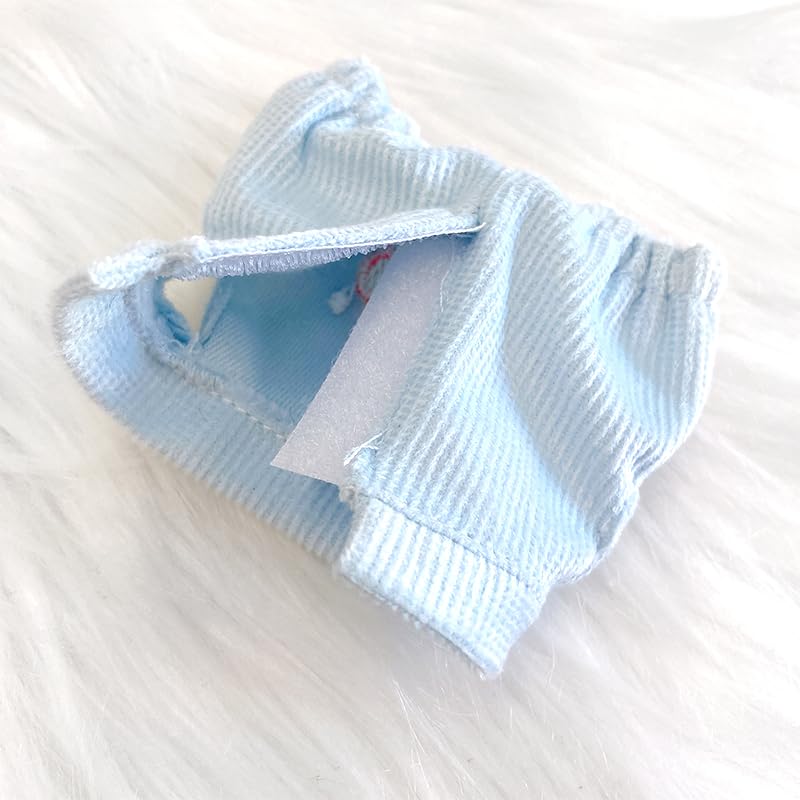 Kigurumi Cap & Clothes Set [for 10cm] Blue Plush Clothes Kigurumi Accessories Otaku Doll Mascot Costume [Used]