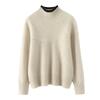 Semi-turtleneck Autumn and Winter Soft Waxy Warm Loose Versatile Pullover Top