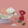 Vase 1PC Transparent Verre Champignon Décoration De Table Maison Hydroponique Arrangement De Fleurs Aromathérapie Hôtel Maison Vie