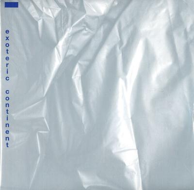 7inch Record EXOTERIC CONTINENT  CONT EXT  Residual MS001 Altre 2016 Spain Dance  Electronica