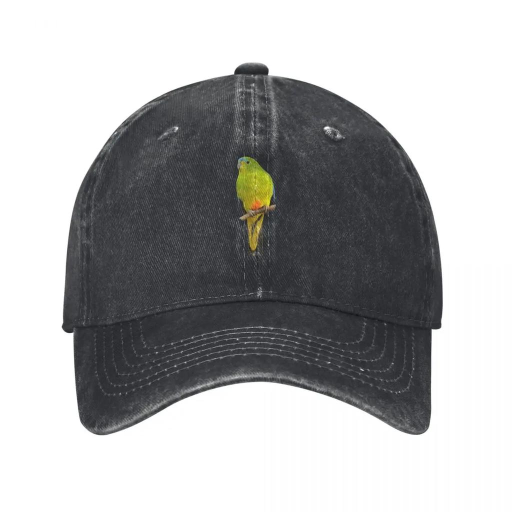 Orangebellied Parrot Baseball Cap Golf Hat Genuine Hiking Hat Cute Sun Caps Baseball For Unisex Womens