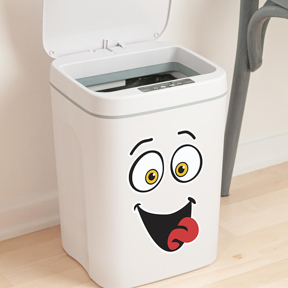 Creative and Fun Expression Trash Can Home Decoration and Beautification Stickers
