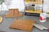 Wooden Magnetic Knife Stand With Sharpener 3770