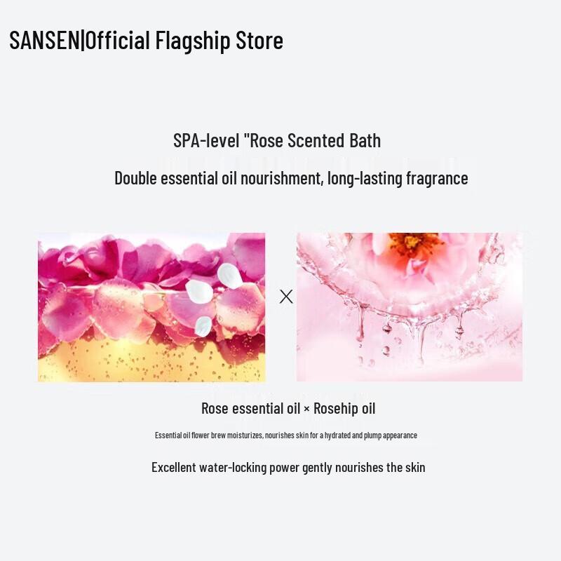 Sanshenghua Essential Oil Fragrance Shampoo & Shower Gel Set