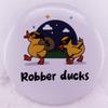 Bandit Duck Pin Badge Brooch