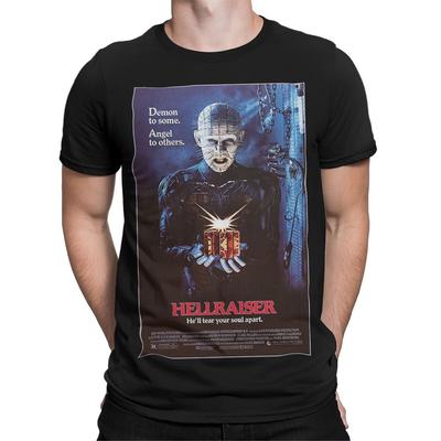 T-Shirt Unisex Classico Horror Demone Pinhead Hellraiser ad Alcuni Angeli ad Altri