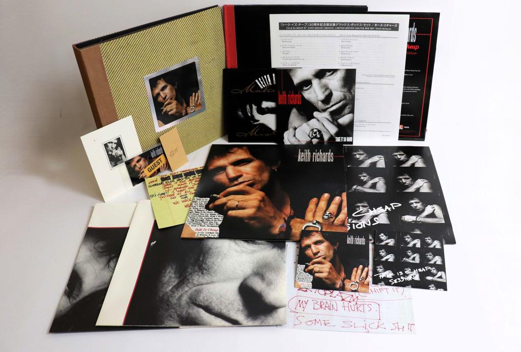 LP Record KEITH RICHARDS - Talk Is Cheap (30th Anniversary Del BMGCAT322DBOX MINDLESS 2019 UK, Europe Obi Rock Used
