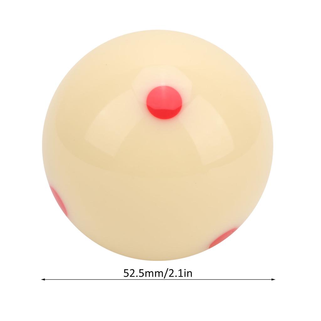 Standard 52.5mm Resin Billiard Snooker Redpoint Practice Training Pool Cue Ball 52.5mm Billiard Ball