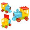 City Train Car Transport Accessorie Straight Curved Uphill Rail Constructing Block Big Dimension Track Railway Brick Compatible Duploes