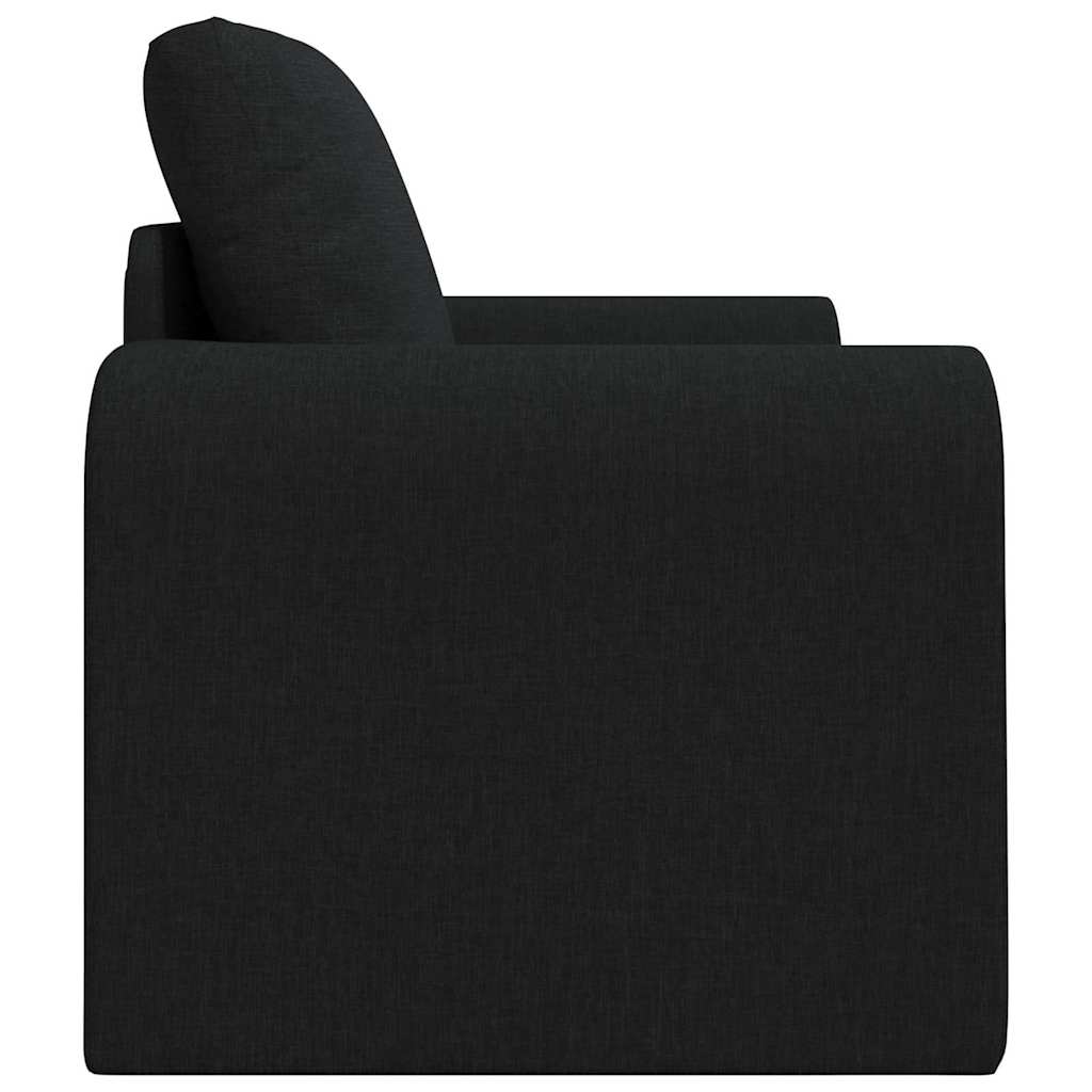 Black Sleeper Sofa 98 x 71 x 83 cm Fabric