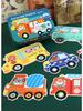 Wooden Six-in-One Puzzle for Ages 3-6: Animals & Transportation Educational Toy for Early Childhood Development