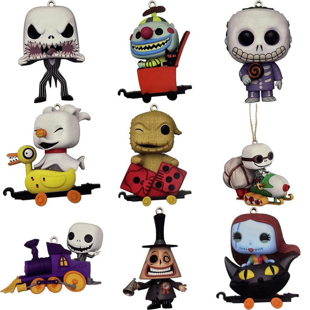 Pingente Único de Árvore de Natal Jack Sally Pesadelo Antes do Natal Decoração de Halloween