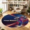 Covor Rotund Nume PersonalizatModel Lamine Yamal Covor Antiderapant Decor Podea Casă