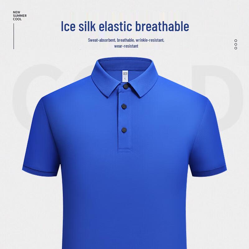QIANYIYANG Unisex Quick-Dry Polo Shirt
