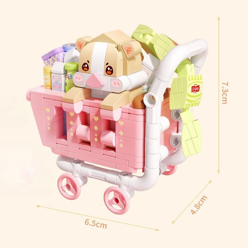 Mori Budding Pet Book Children's Children's Fun Ornaments Educational Puzzle Building Block Toys
