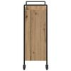 Kitchen Trolley Artisan Oak 70 X 30 X 82 Cm Engineered Wood