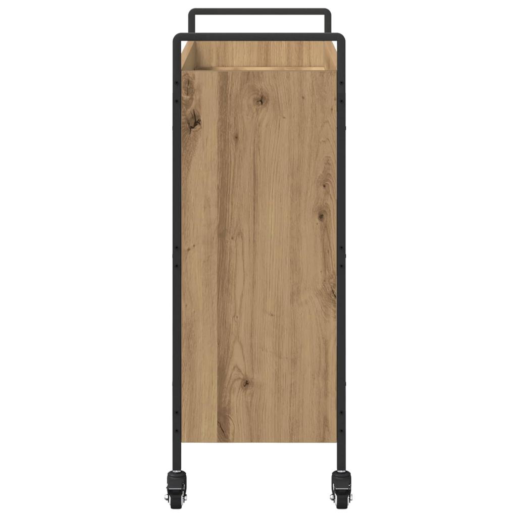 Kitchen Trolley Artisan Oak 70 X 30 X 82 Cm Engineered Wood