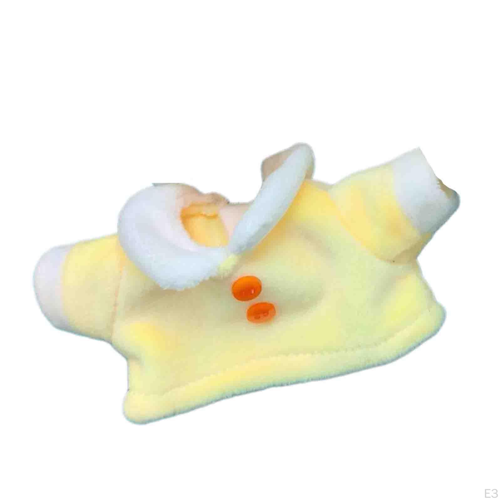 Пижамный комплект для кукол для творчества жёлтый — фото 6