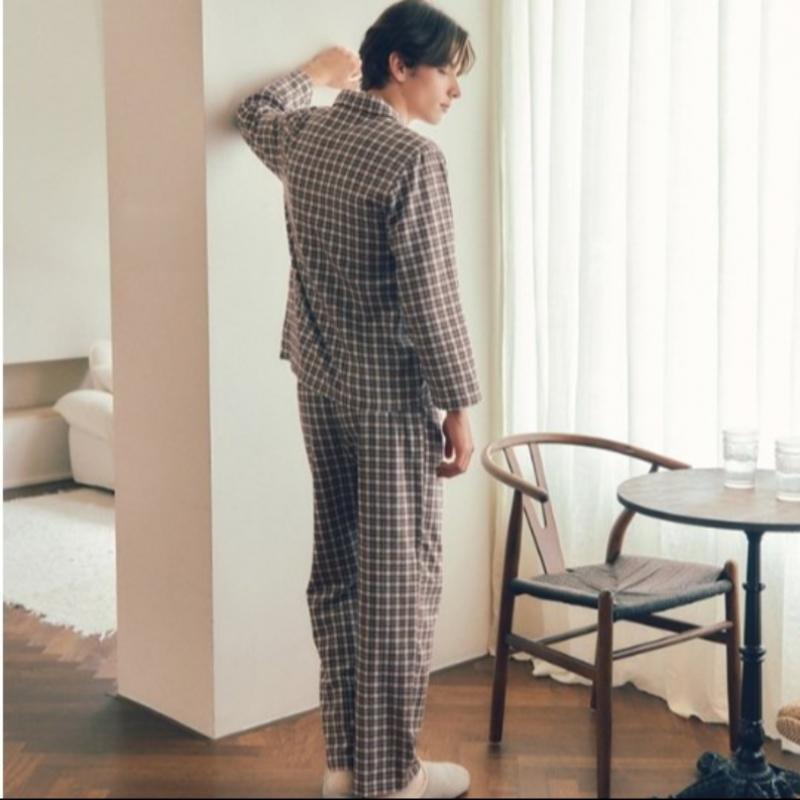 Venus Warm Fresh Check Couple Pajama Vpa4580