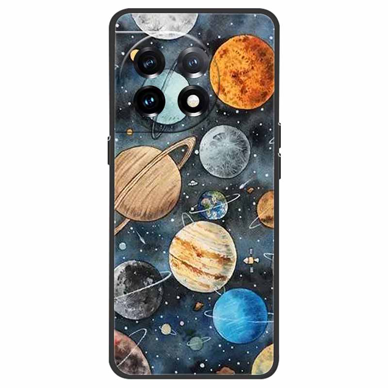 Für OnePlus 11 Hülle OnePlus11 5G Stoßfest Weiches Silikon TPU Rückseite für OnePlus 11 One Plus 11 5G Handyhüllen Niedliche Katze Wolf