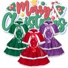 Party Christmas Girl Skirt Festivals Cosplay Decoration Costume Performance Set