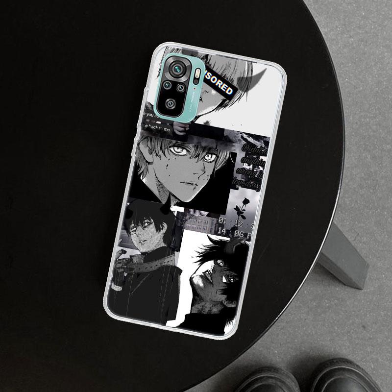 Anime Tokyo Ghouls Terror Handyhülle Cover für Xiaomi Redmi Note 15 14 13 12 11 Pro Plus 14S 12S 11S 11T 11E 10S 10 Individuell F