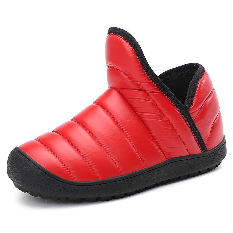 Unisex Warme Stiefel Slipper Bequeme Winter Freizeit Schuhe Elastische Freizeit Flats Herren Damen Rutschfeste Schneestiefel