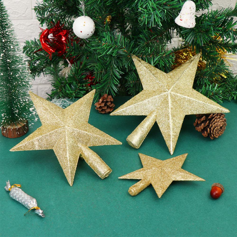 New Party Supplies New Year Xmas Ornament Home Decor Christmas Tree Decoration Large Glitter Star