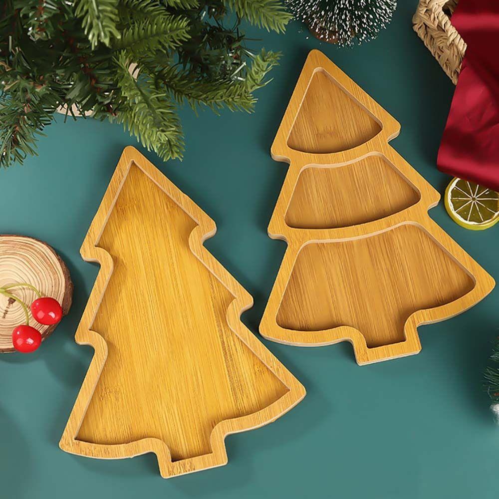 Baum Hut Form Weihnachtsdekoration Tablett Mehrere Fächer Baum Vorspeisenplatte Haushalt