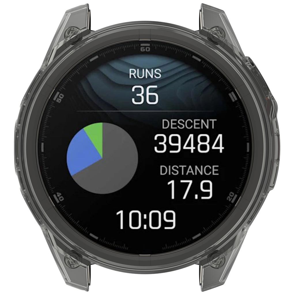 Fenix8 Accessories TPU Case Cover For Garmin Fenix 8 51MM 47MM 43MM Replacement Durable Protection Case Frame Cover Bumper Shell