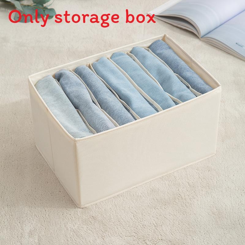 Oxford Cloth Storage Bin With Dividers For Closet And Bedroom Organization