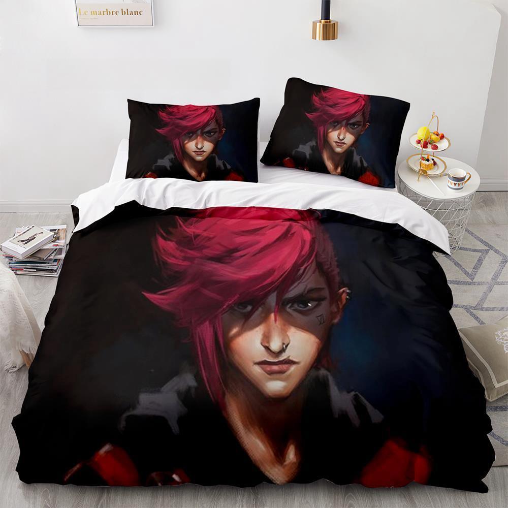 Fashion 3D Print Game League Of Legends Bedding Collection Single Twin Full Queen King Size Bed Collection Adult Kid Bedroom Duvet Cover Collections