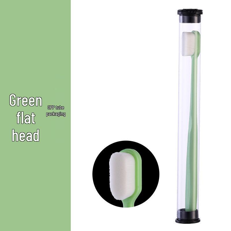 Ultra-Fine Encrypted Bristle Soft Toothbrush - Super Nano with 10,000 Individually Tubed Bristles for Gum Care