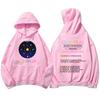 Band Cold-play Music of The Spheres World Tour 2025 Hettegensere Langermet Herre/Dame Sweatshirts Trykk Hettegenser