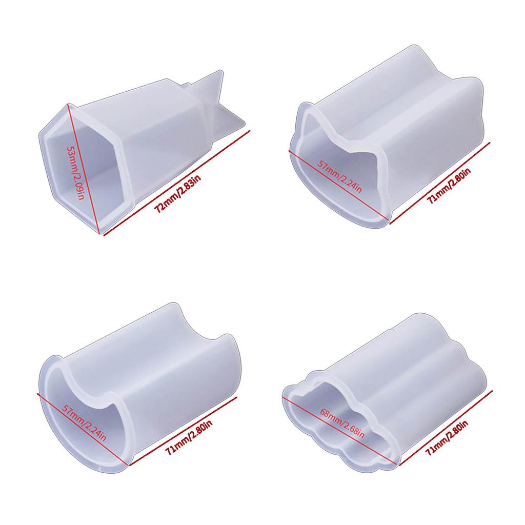 3D цилиндрическая форма для свечей для изготовления гипсовых украшений для свечей, украшения для дома, силиконовая форма для свечей в форме пирамиды своими руками