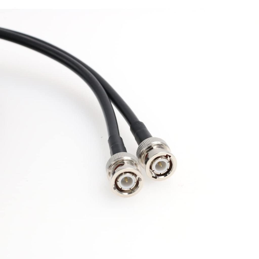 Eonvic 6G Βίντεο BNC Αρσενικό σε BNC Αρσενικό RG223 50 Ohm Διπλά Θωρακισμένο Ομοαξονικό Καλώδιο HD-SDI (10 εκ)