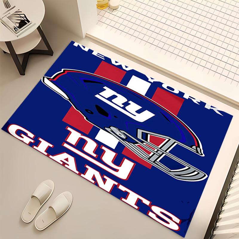 1pc New York Giants logo Print Area Rug - Soft, Washable Non-Slip Indoor Mat, Living Room, Home Office Decorative Rug,Office Decorative