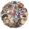 Marandi Retro Plant & Flower Stickers - 50 Sheets for Journaling & Laptops