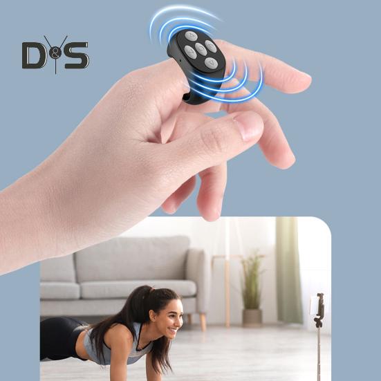 Diaľkové ovládanie kompatibilné s Bluetooth Rolovacie prsteň Aplikácia Prevracač strán Bezdrôtové telefóny Tablety Spúšť fotoaparátu Krátke video Diaľkový ovládač na konček prsta
