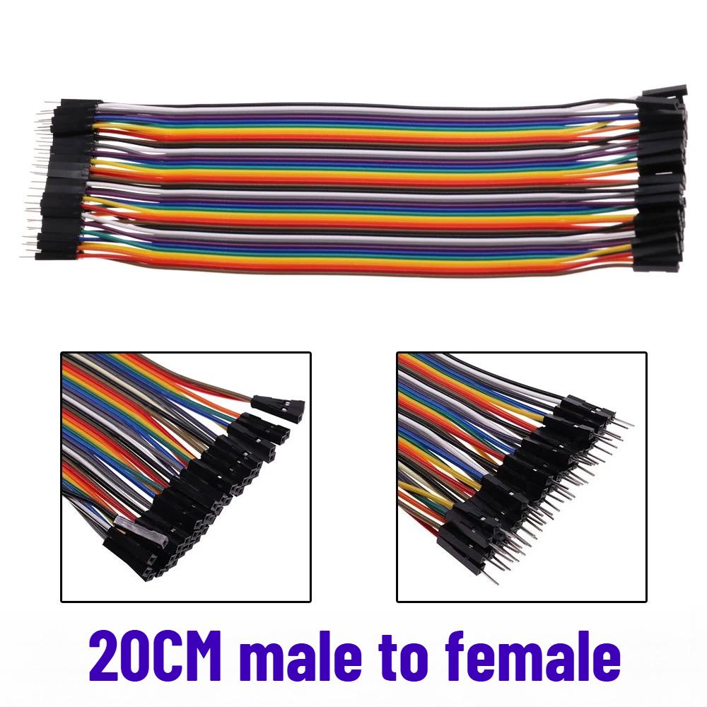 40Pin Dupont Line 10/20/30CM Male to Male , Male to Female , Female to Female Jumper Wire Dupont Cable for Arduino DIY KIT