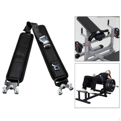 Máquina Puente de Cadera Empuje de Cintura con Cinturón Entrenamiento Profesional de Fuerza Glúteos